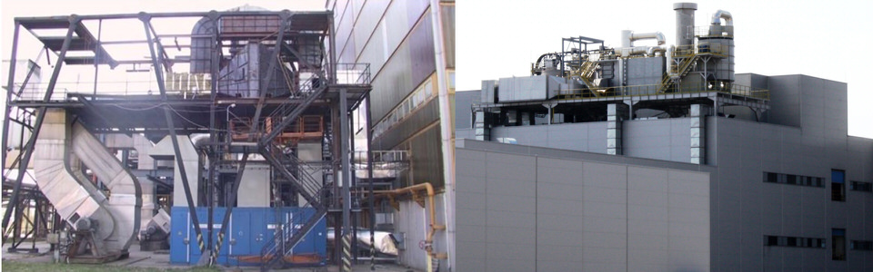 HANKOOK Tire Europe Plant - Dunaújváros, Hungary technological installation of the exhausted gas cleaner